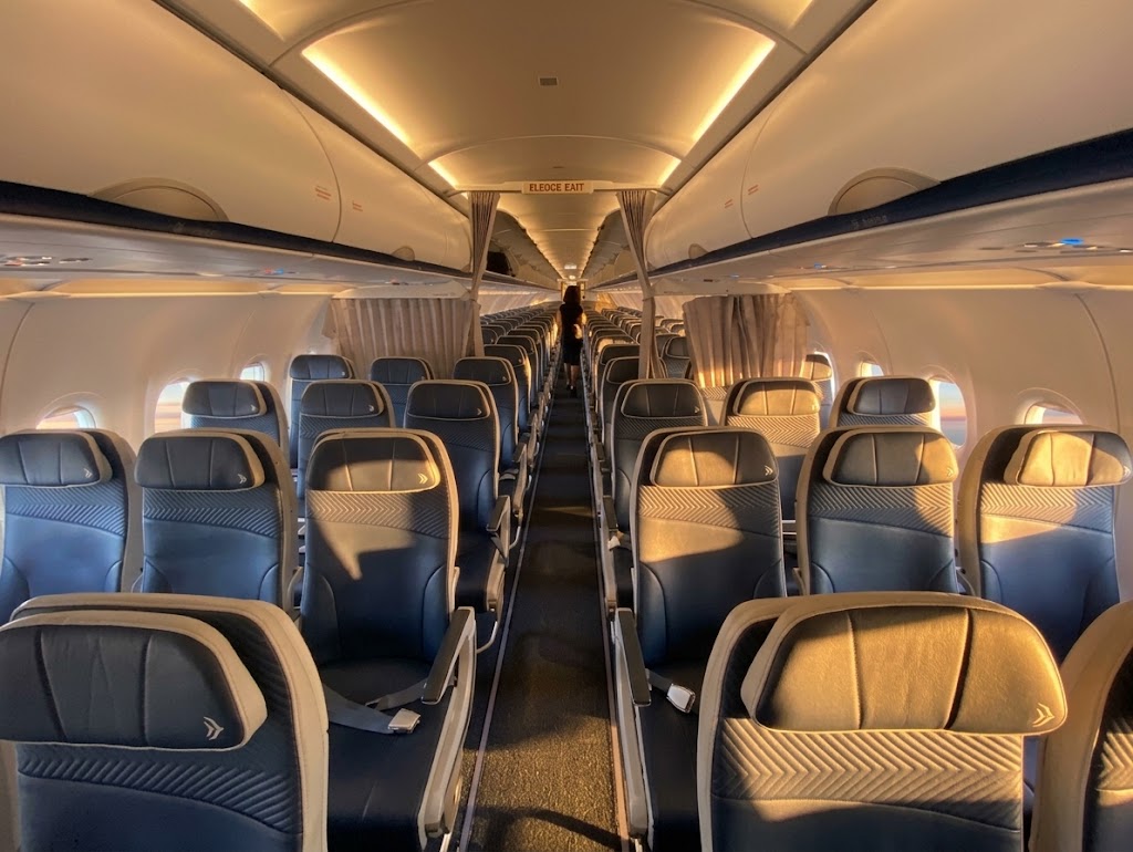 Aegean Airlines Airbus A321neo economy cabin