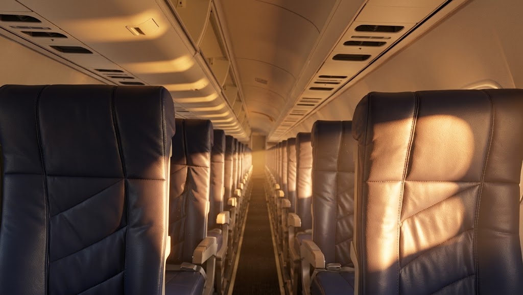 Air Canada Express Bombardier CRJ-900 cabin