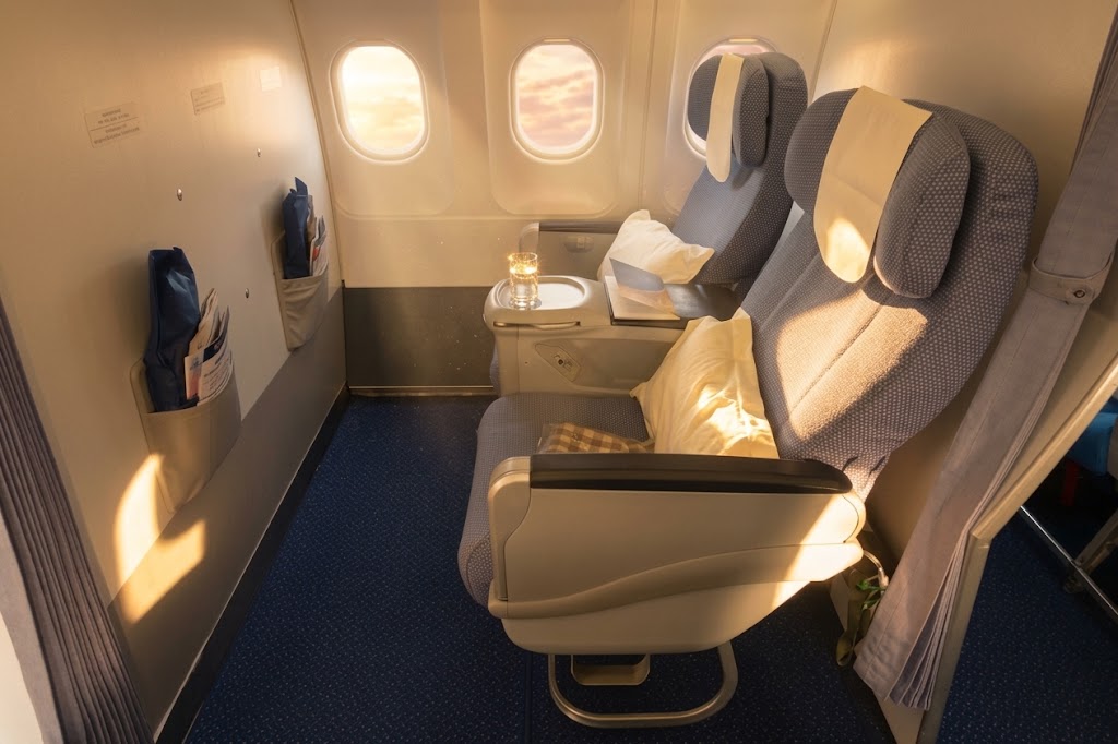 Air China Airbus A321 cabin