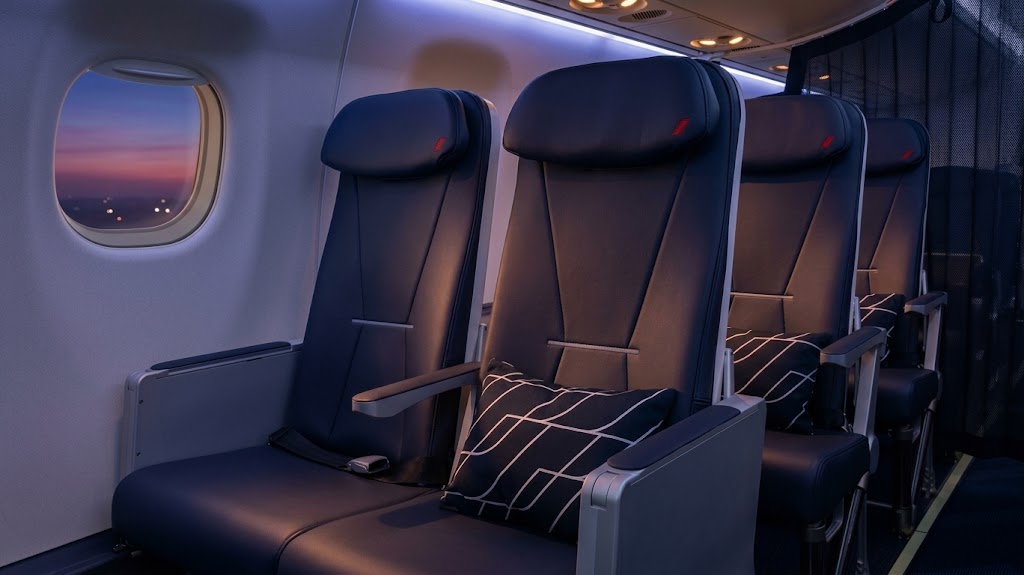 Air France HOP Embraer 170 cabin