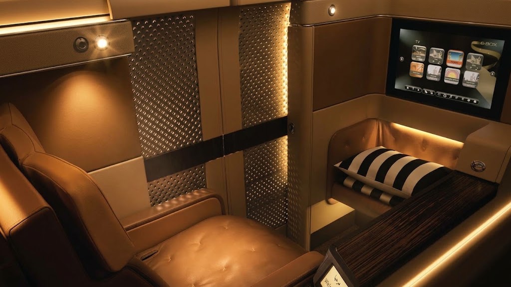 Ex-Etihad First Class suite on the Air India Boeing 777-300ER