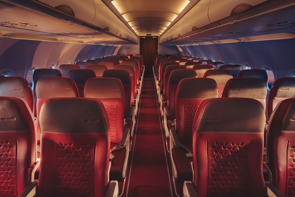 Air India Airbus A321neo economy cabin