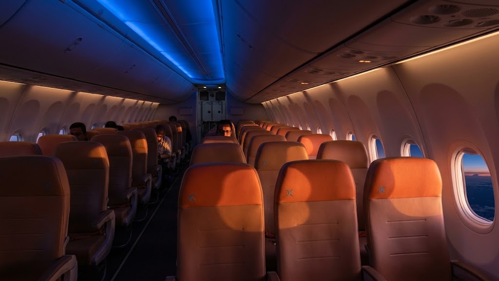 Air India Express Boeing 737-800 economy cabin