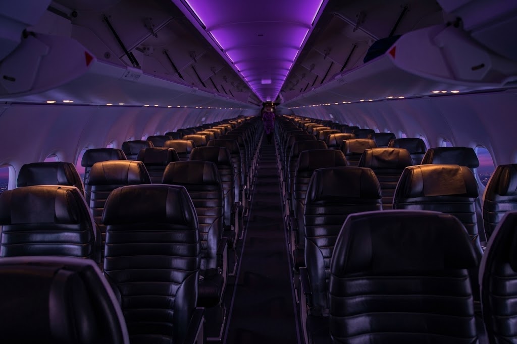 Air New Zealand Airbus A320 economy cabin