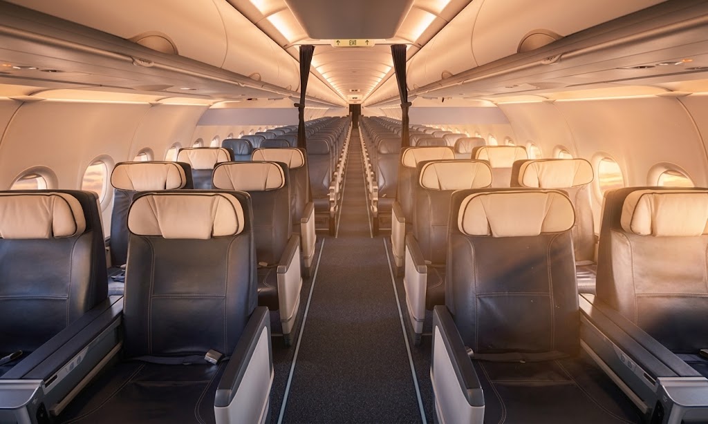 Air Transat A321LR Club Class cabin