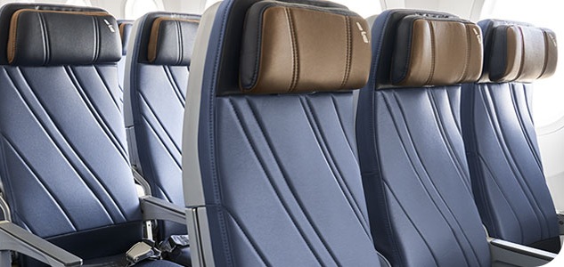 American Airlines Boeing 777-300ER Business Class cabin