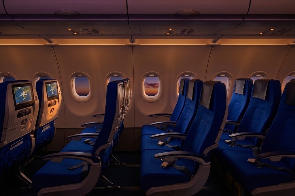 ANA Airbus A321neo cabin