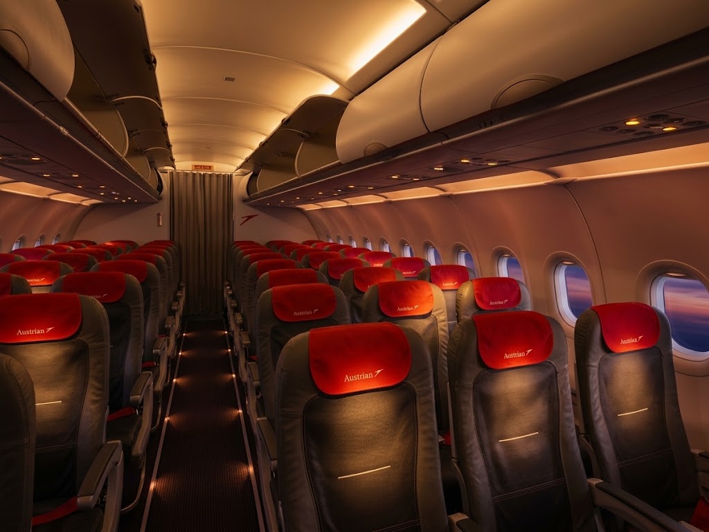 Austrian Airlines Airbus A320 cabin