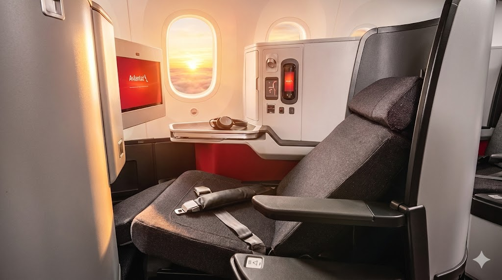 Avianca 787-8 Safran Cirrus Business Class reverse-herringbone seats