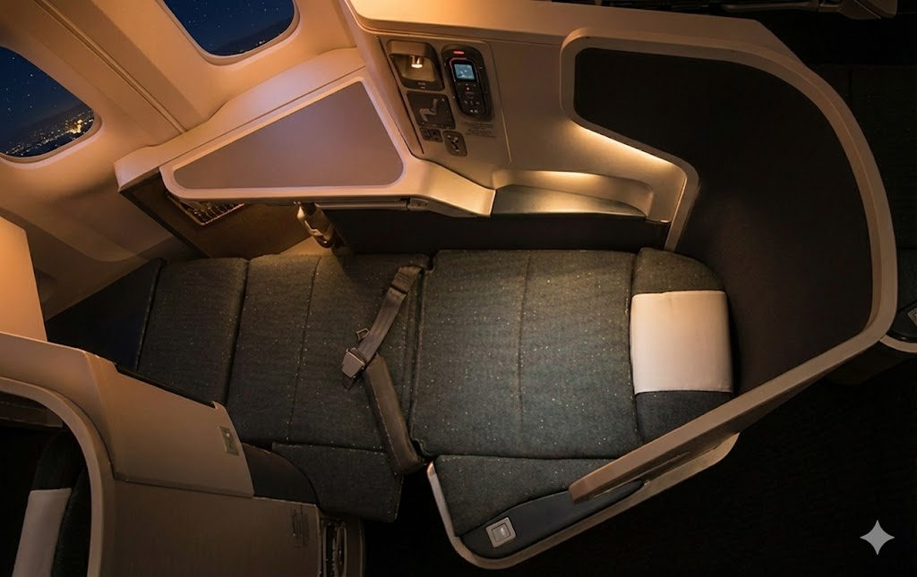Cathay Pacific A330-300 Business Class Safran Cirrus II lie-flat seat