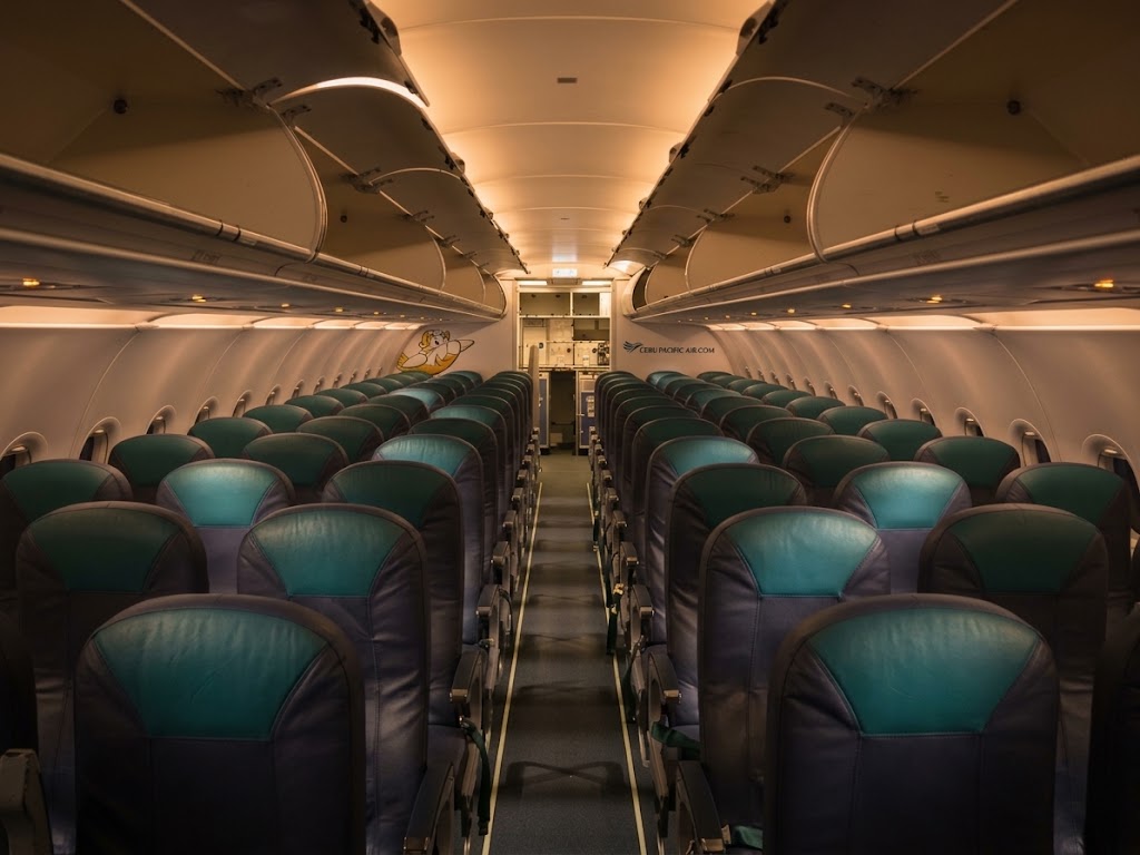 Cebu Pacific Airbus A320 economy cabin
