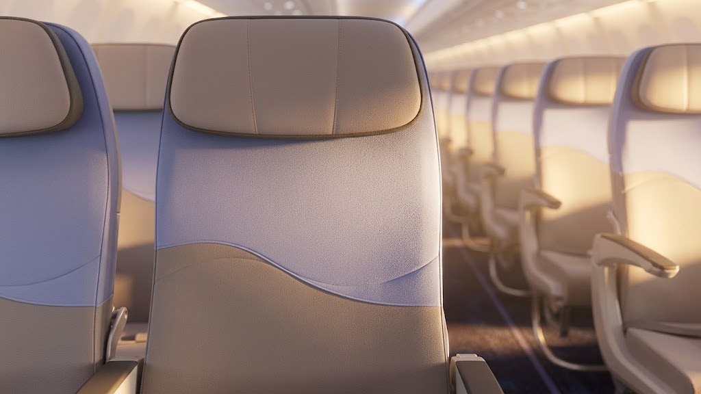 China Airlines Airbus A321neo economy cabin