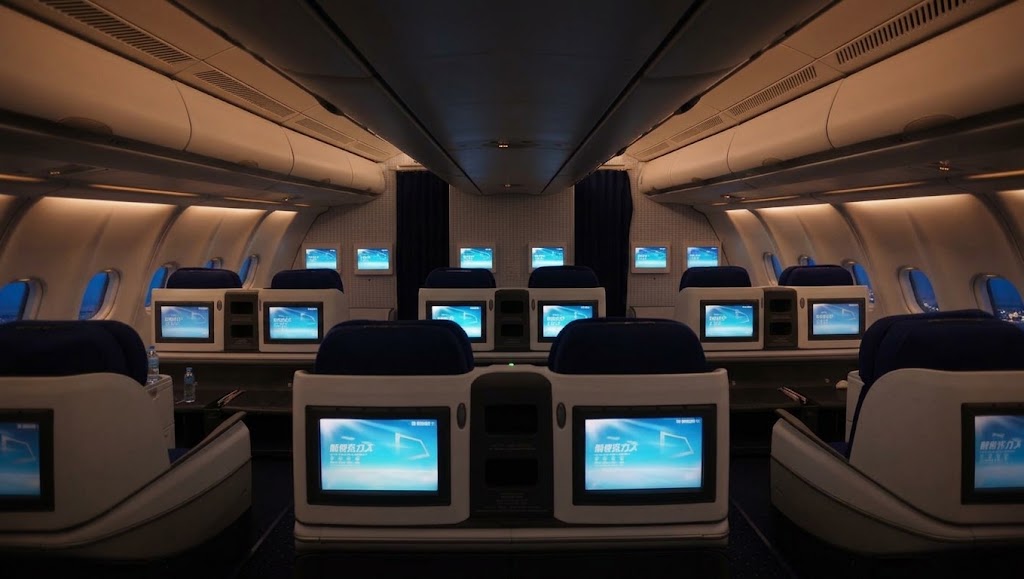 China Eastern Airbus A330-300 business class cabin