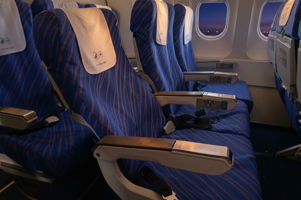 China Southern A320neo economy cabin with 3-3 seating