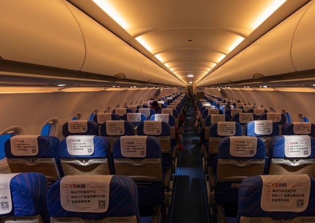 China Southern Airbus A321neo economy cabin