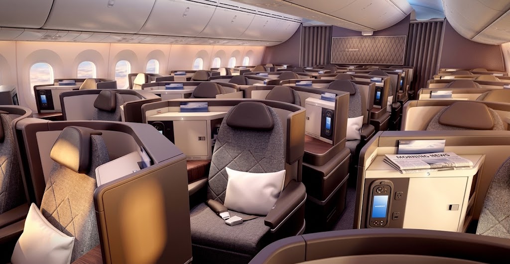 El Al Boeing 777-200ER business class cabin