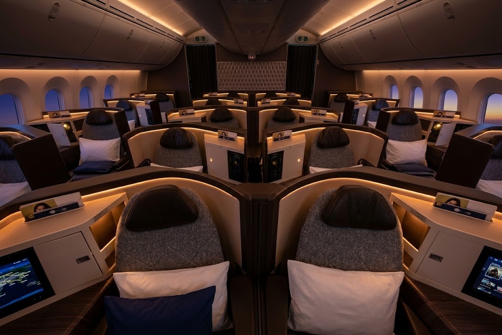 El Al Boeing 787-8 business class cabin