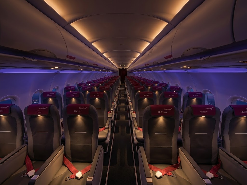 Eurowings Airbus A320 economy cabin