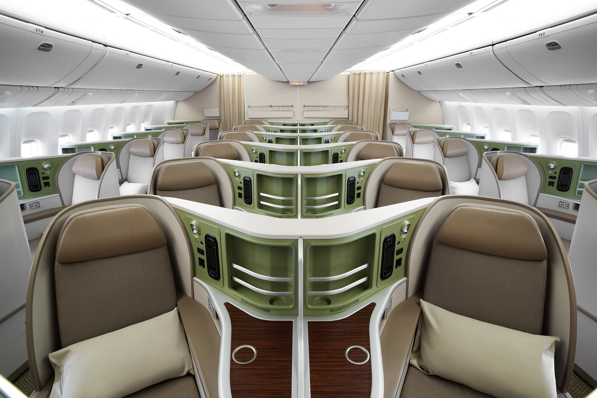 EVA Air 777-300ER Royal Laurel Business Class
