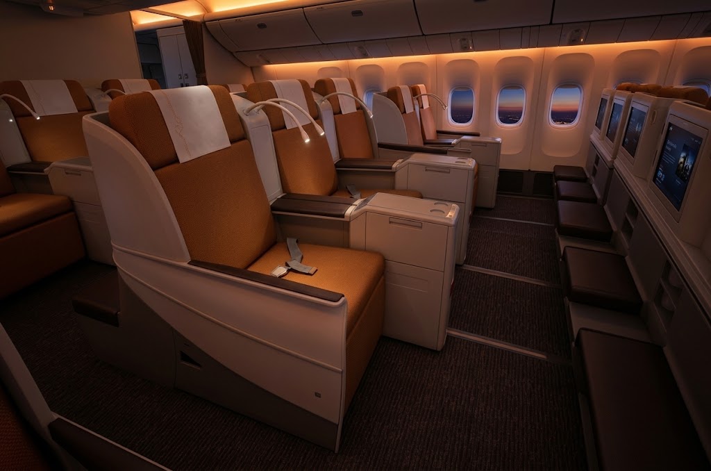Kenya Airways Boeing 777-300ER cabin