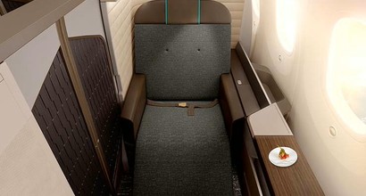Oman Air Boeing 787-9 Business Class Apex Suite cabin