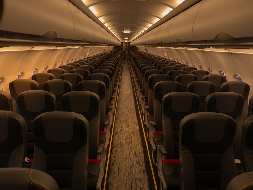 Pegasus Airlines Airbus A320neo economy cabin