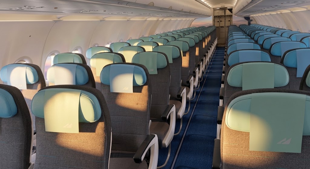 Philippine Airlines Airbus A321neo business class cabin