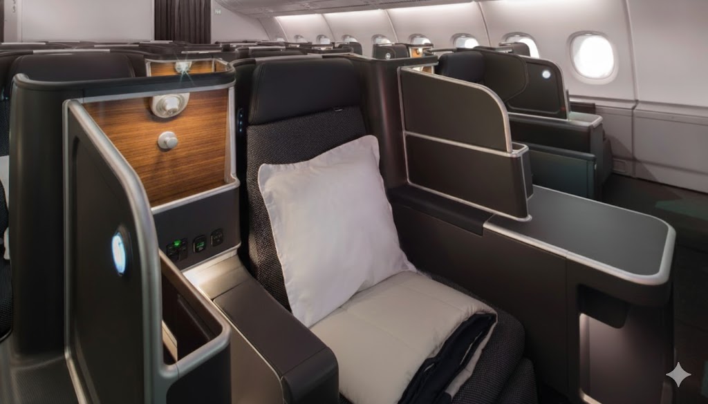 Qantas Airbus A380 cabin
