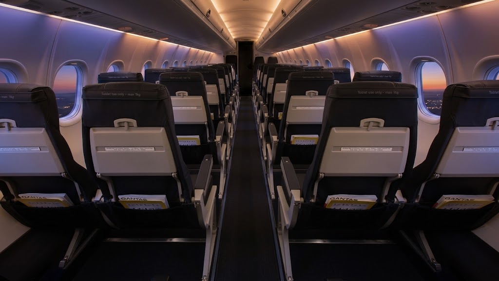 QantasLink Dash 8-400 cabin