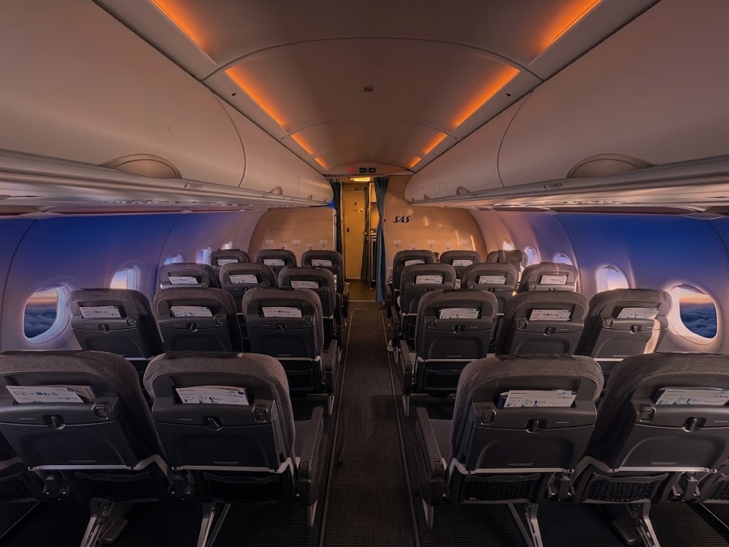 SAS Airbus A319 cabin
