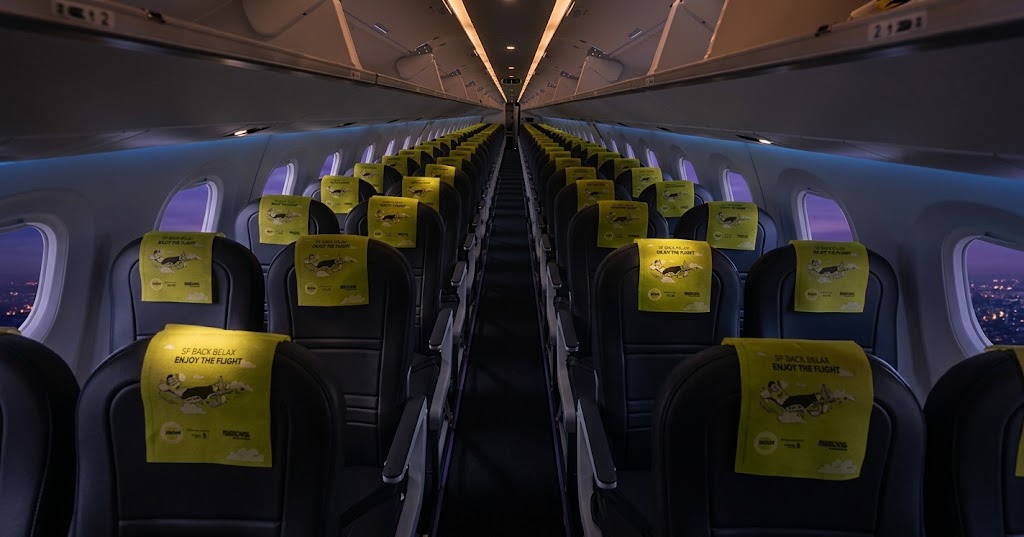 Scoot Embraer 190-E2 cabin