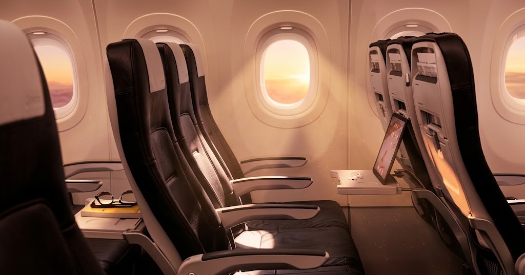 SWISS A320neo economy cabin
