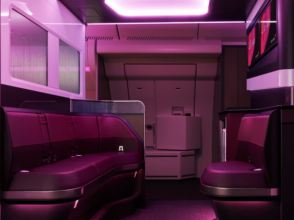 Virgin Atlantic A330-900neo Upper Class cabin