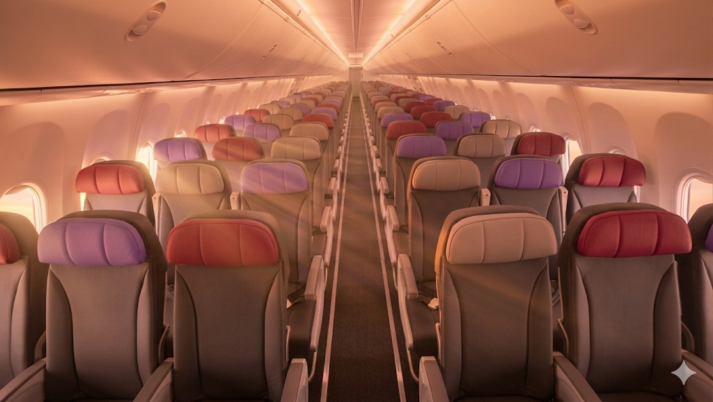 Virgin Australia 737-800 Economy cabin