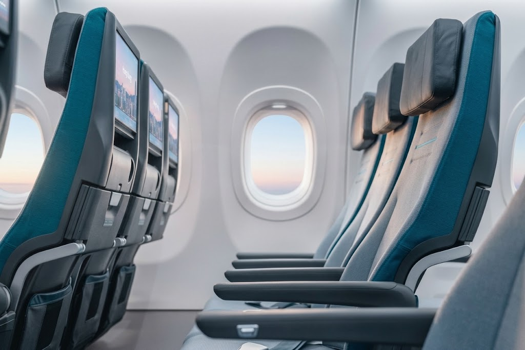 Cathay Pacific A321neo economy cabin