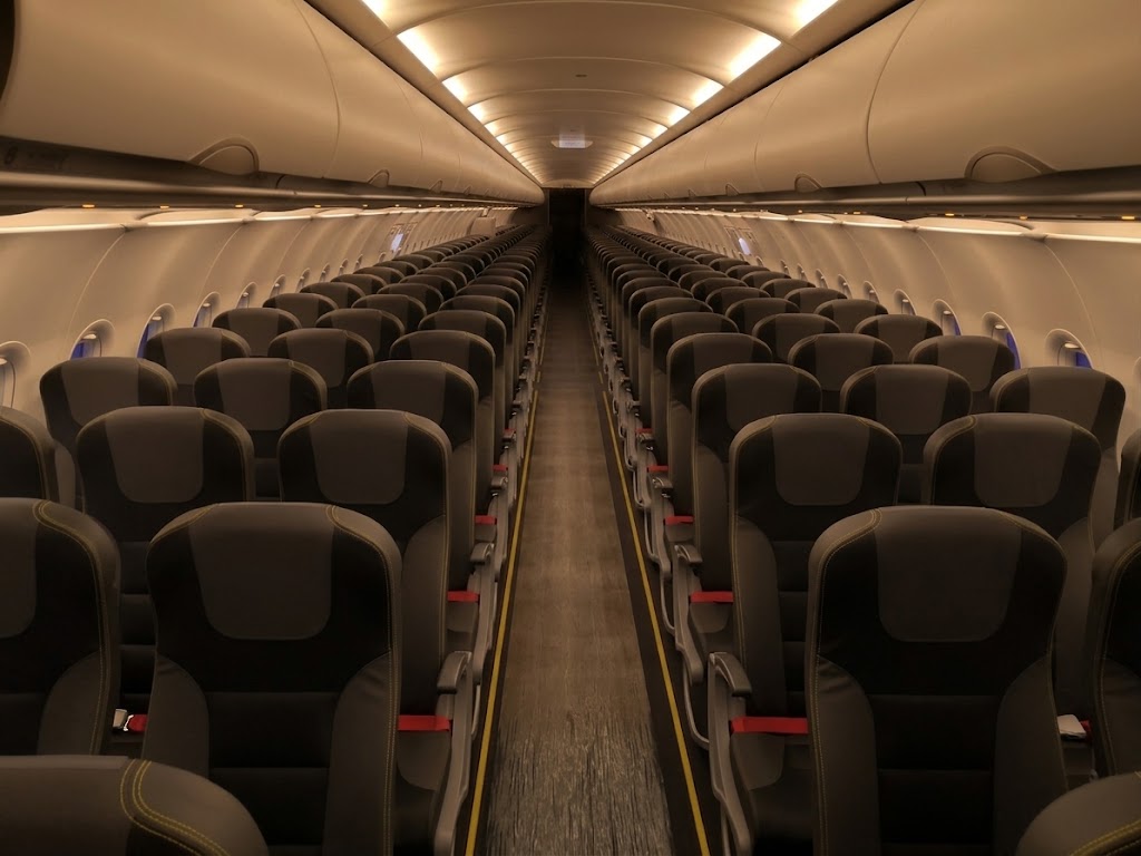 Pegasus Airlines A321neo economy cabin