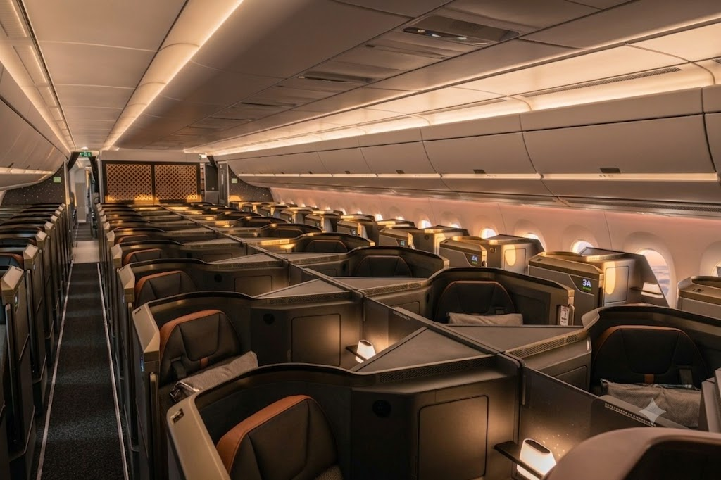 STARLUX Airlines A350-1000 Collins Elements Business Class suite