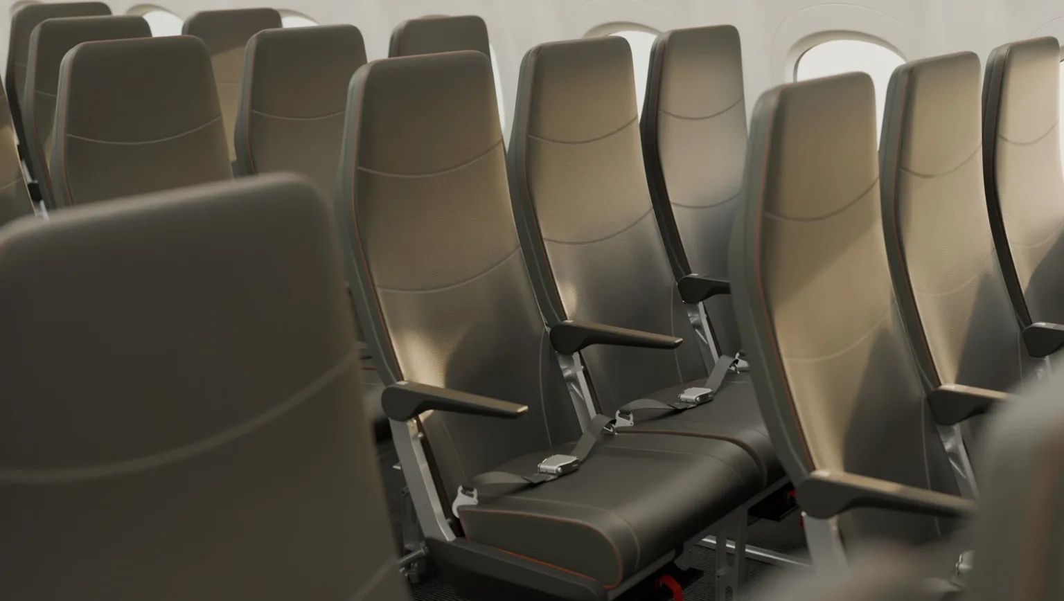 easyJet Mirus Kestrel non-reclining economy seat